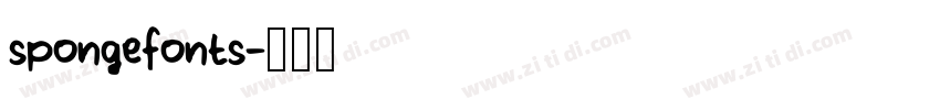 spongefonts字体转换