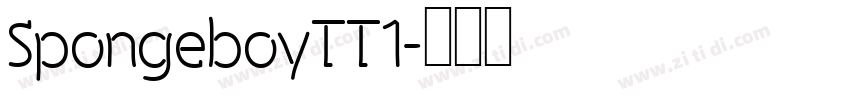 SpongeboyTT1字体转换