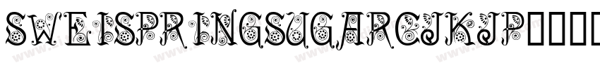 SweiSpringSugarCJKjp字体转换