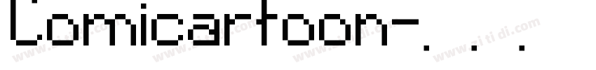 Comicartoon字体转换