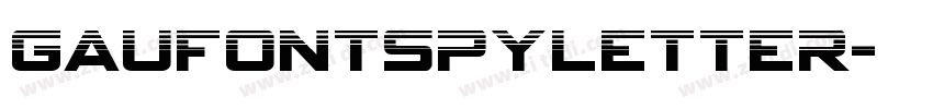 GauFontSpyLetter字体转换