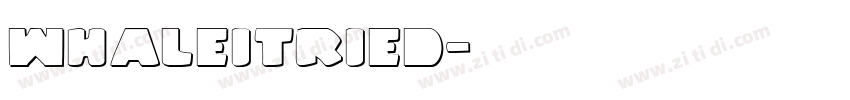WhaleITried字体转换