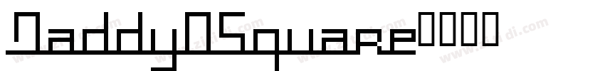 DaddyOSquare字体转换