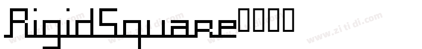 RigidSquare字体转换