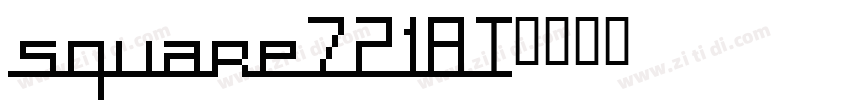 square7218T字体转换