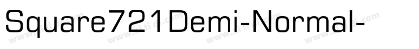 Square721Demi-Normal字体转换