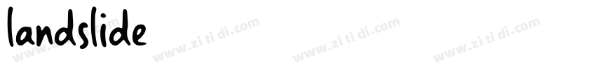 landslide字体转换