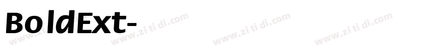 BoldExt字体转换