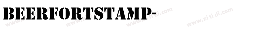 BeerfortStamp字体转换