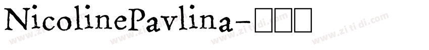 NicolinePavlina字体转换