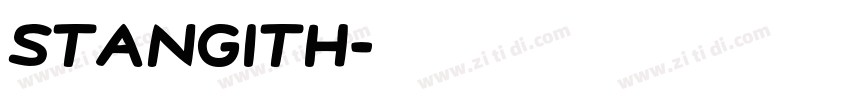 stangith字体转换