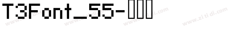 T3Font_55字体转换