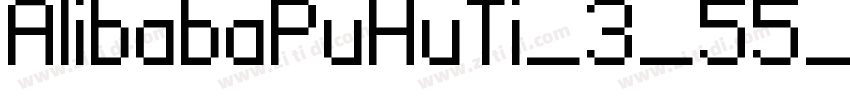 AlibabaPuHuTi_3_55_R字体转换