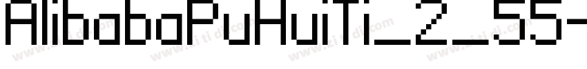 AlibabaPuHuiTi_2_55字体转换