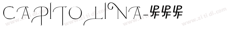 capitolina字体转换