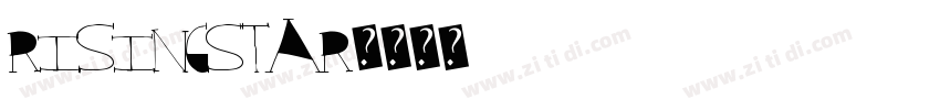 RisingStar字体转换