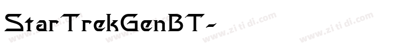 StarTrekGenBT字体转换