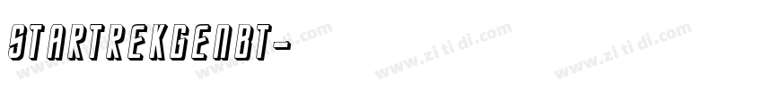 StarTrekGenBT字体转换