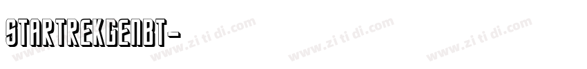 StarTrekGenBT字体转换