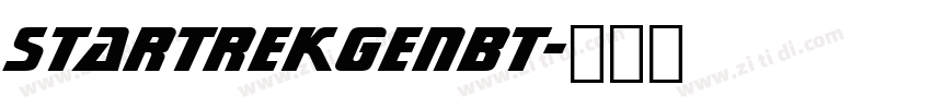 StarTrekGenBT字体转换