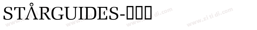 STARGUIDES字体转换