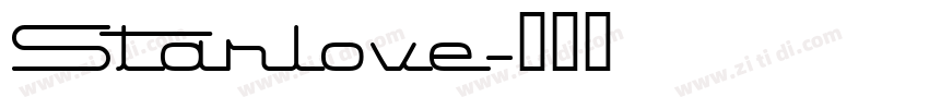 Starlove字体转换