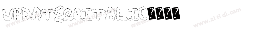 Update20Italic字体转换