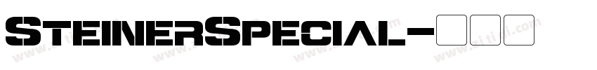 SteinerSpecial字体转换