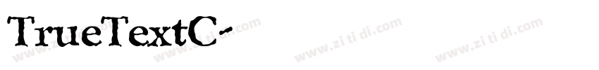 TrueTextC字体转换