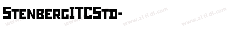 StenbergITCStd字体转换