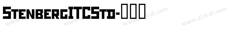 StenbergITCStd字体转换