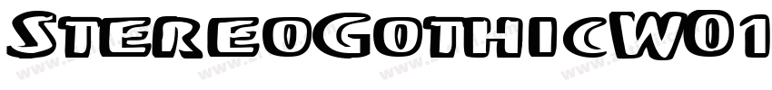 StereoGothicW01字体转换