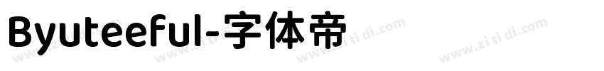 Byuteeful字体转换