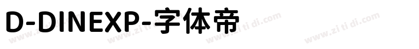 D-DINEXP字体转换