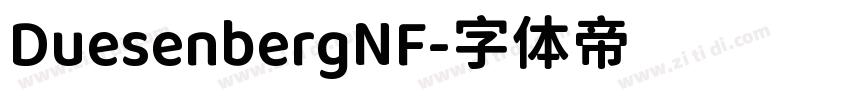 DuesenbergNF字体转换