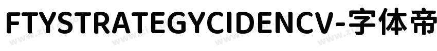FTYSTRATEGYCIDENCV字体转换