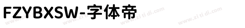 FZYBXSW字体转换