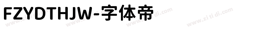 FZYDTHJW字体转换