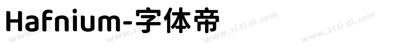 Hafnium字体转换