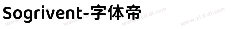 Sogrivent字体转换