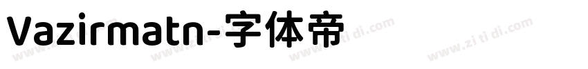 Vazirmatn字体转换