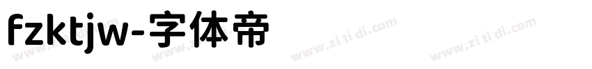 fzktjw字体转换