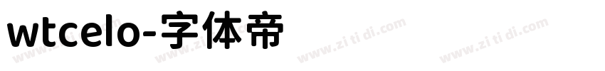 wtcelo字体转换