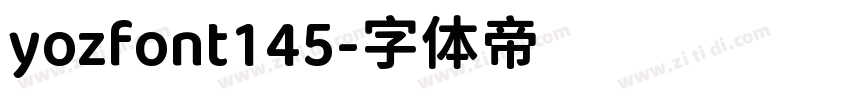 yozfont145字体转换