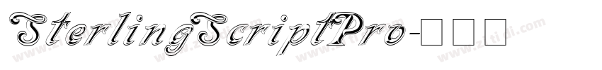 SterlingScriptPro字体转换