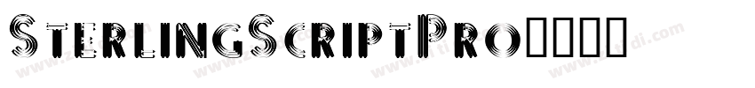SterlingScriptPro字体转换