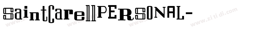 SaintCarellPERSONAL字体转换