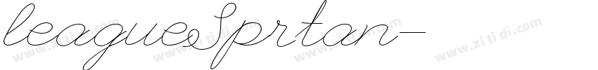 leagueSprtan字体转换