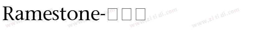 Ramestone字体转换