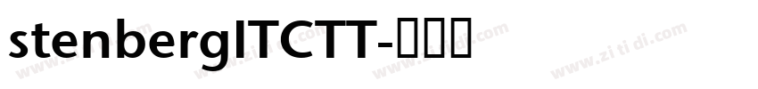 stenbergITCTT字体转换